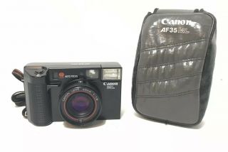 Vintage Canon Af35ml 35mm Point & Shoot Film Camera,
