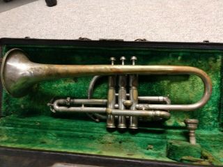 Vintage King Trumpet With Case,  Master Model Cornet