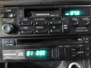 Vintage Honda Radio & Cd Deck From The 90s With Harness