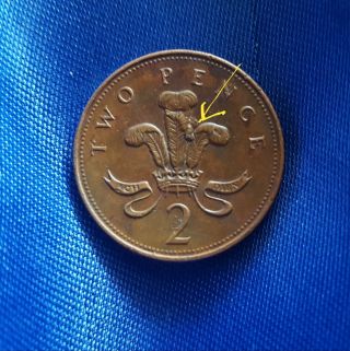 ⭐⭐Extreamly Rare⚡⚡ 1999 Two Pence 2p Error Coin ⭐⭐Great Britain ⭐⭐ 2