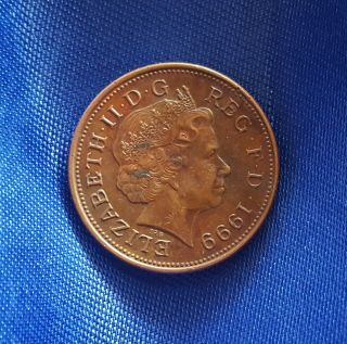 ⭐⭐Extreamly Rare⚡⚡ 1999 Two Pence 2p Error Coin ⭐⭐Great Britain ⭐⭐ 5