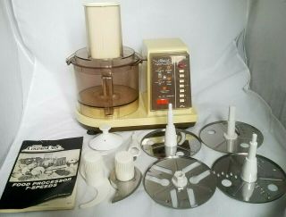 Vintage Sears Counter Craft 7 - Speed Food Processor With Model 400.  823602