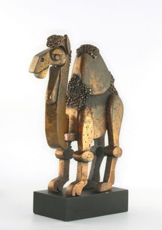 Frank Meisler Israel Rare Articulated Limited Edition Bronze Camel Sculpture