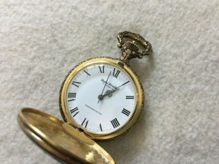 Swiss Made Andre Rivalle 17 Jewels Mechanical Wind Up Vintage Pocket Watch 2