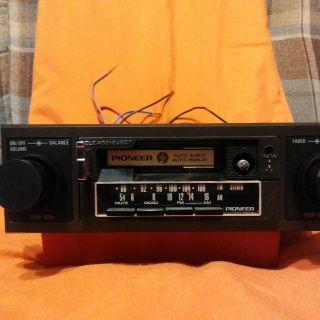 Vintage Pioneer Radio Kp - 5005 Shaft Style Indash Am/fm/cassette