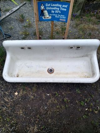 Antique American Standard Cast Iron Service Sink