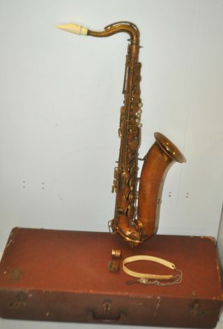 Vintage The Indiana By Martin Tenor Saxophone In Case