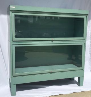 Mid Century Modern Barrister Bookcase,  General Fireproofing Company