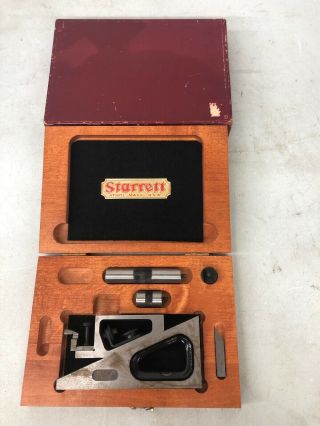 Vintage Starrett No.  995 Planer Shaper Height Gage Package And Box