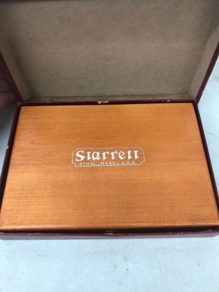 Vintage Starrett No.  995 Planer Shaper Height Gage Package And Box 7