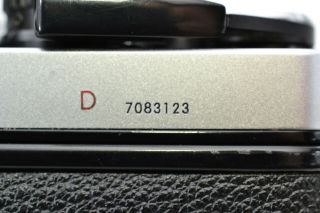Very Rare Red D Mark Nikon FM2 35mm SLR Film Camera Body From Japan 2040 11