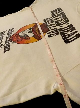 Vintage Grateful Dead 1987 “Wanted Dead And Alive” Summer Tour Shirt 7