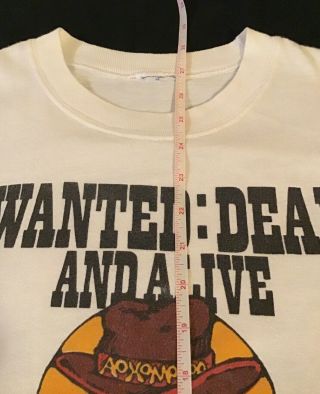Vintage Grateful Dead 1987 “Wanted Dead And Alive” Summer Tour Shirt 8