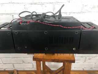 Vintage SONY CFS - W600 Tran Sound Stereo Boombox 2 Way Detachable Speaker Radio 6