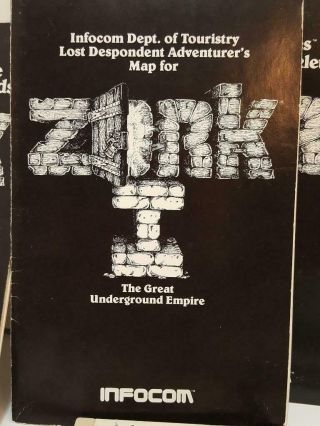 Vintage Zork I & Zork II Macintosh Adventure Game by Infocom 3.  5 