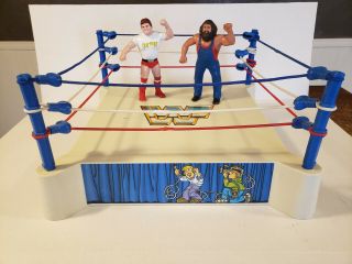 1985 WWF LJN Titan Ring Wrestling Superstars Wrestling Ring Vintage Toys WWE 2