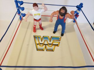1985 WWF LJN Titan Ring Wrestling Superstars Wrestling Ring Vintage Toys WWE 4