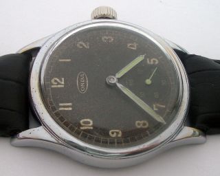 Rare Wristwatch German Army ONDA DH of period WW2 5