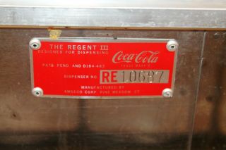 Vintage 1970 ' s Coca Cola Soda Fountain Dispenser - - The Regent III, 3