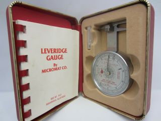 Vintage Micromat A.  D.  Leveridge Gem Diamond Mm.  Gauge & 2 Weight Estimators