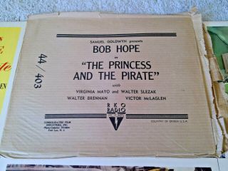 PRINCESS AND THE PIRATE 1944 Complete Lobby Card Set Bob Hope Virgina Mayo RARE 3