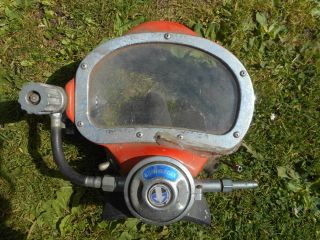 Kirby Morgan Diving Helmet Face Plate Only.