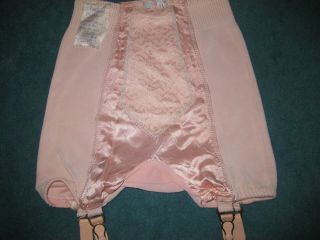 Very Vintage Chic - Mode Panty Girdle Garters Pink Size Large