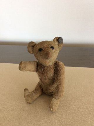 Steiff Rare Antique Minature Teddy Bear Rattle