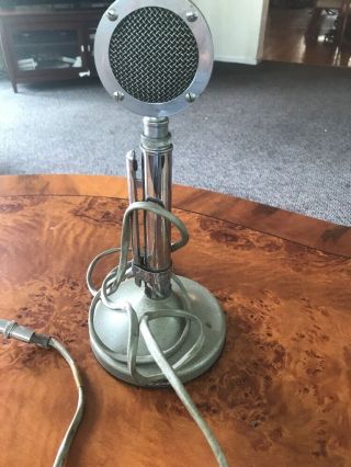 The Astatic Corp.  Mic.  With Stand Vintage