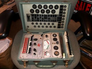 Vintage Seco 107 Tube Tester & Instructions &tube Charts