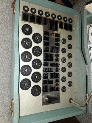 Vintage Seco 107 Tube Tester & Instructions &Tube Charts 3