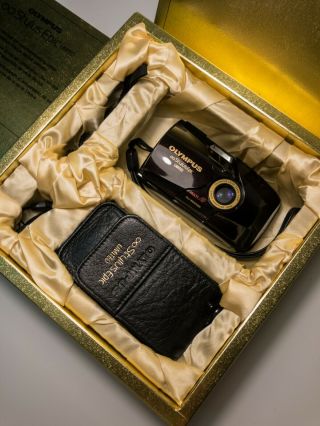 Rare Burgundy Olympus Stylus Epic (mju - Ii) Limited 35mm Camera