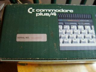 Commodore Plus 4 Computer With Manuals Vintage