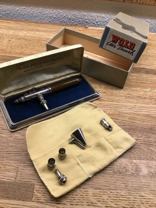 Wold A - 2 52380 Airbrush With Case 1920 - 1940 Vintage & Rare Find F1