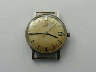 Vintage 1963 Omega Cal 562 24j Automatic Gents Wristwatch For Spares Repair