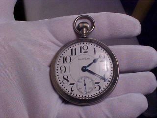 Unusual " See Thru " 16 Size,  17 Jewels,  Open Face,  Waltham Pocket Watch
