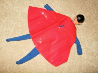Vintage 1966 IDEAL CAPTAIN ACTION SUPERMAN Mask,  Outfit,  and Accessories 3