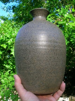 Vintage Signed 1989 Ben Owen Iii Hand Thrown Pottery Vase From Seagrove Nc