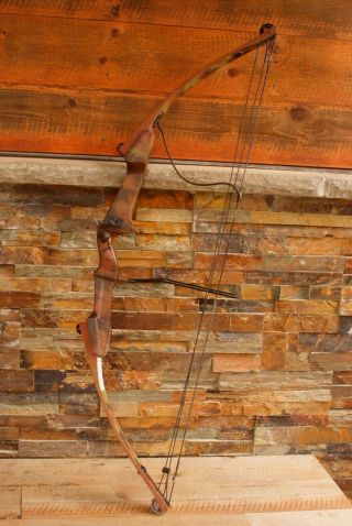 Vintage Hoyt Easton Rambo Compound Bow 35 - 50 25 - 27” 40 " String Camouflage