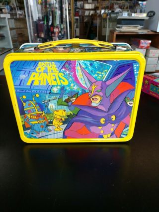 Vintage 1979 Battle Of The Planets Metal Lunch Box No Thermos Awesome