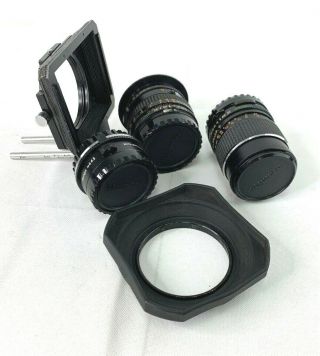 Mamiya Sekor Vintage Lenses 70mm,  150mm,  M645,  Japan