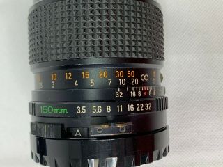 Mamiya Sekor Vintage Lenses 70mm,  150mm,  m645,  Japan 5