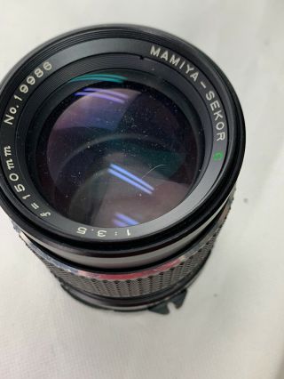 Mamiya Sekor Vintage Lenses 70mm,  150mm,  m645,  Japan 6