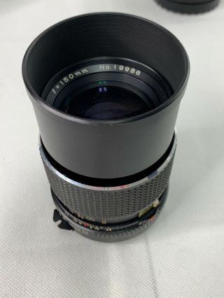 Mamiya Sekor Vintage Lenses 70mm,  150mm,  m645,  Japan 8