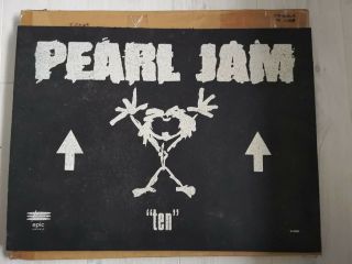 Pearl Jam Door Mat Ten Promotional Vintage Rare Memorabilia