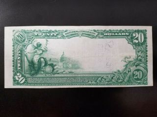 1902 $20 PB Seymour National Bank Of Seymour Indiana Ch 4652 - Rare 2