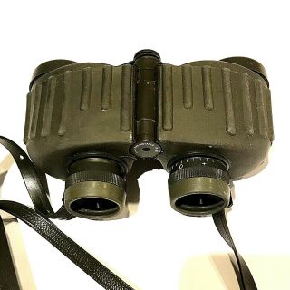 Steiner Military Marine 8x30 Binoculars Made in W.  Germany With Caps & Strap VTG 4