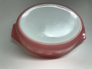 Vintage Pyrex Pink Daisy 1.  5 - quart casserole baker 043 with lid 943 - C 6