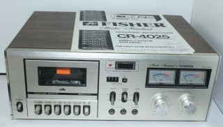 Vintage Fisher Studio Standard Cassette Deck Cr - 4025