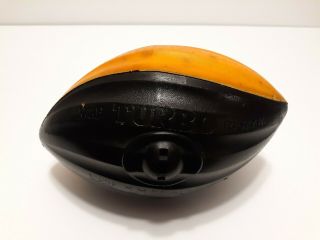 Vintage 1989 Nerf Turbo Black Orange Screamer Whistler Football.